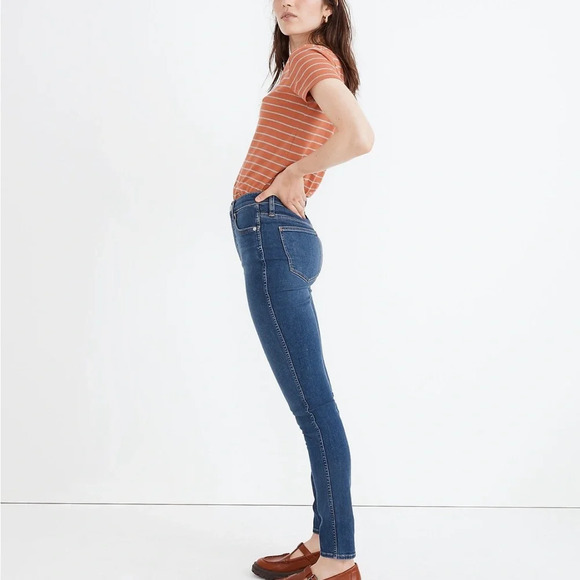 Madewell NWOT 10" High-Rise Skinny Jeans in Coronet Wash Size 27 - Picture 2 of 5